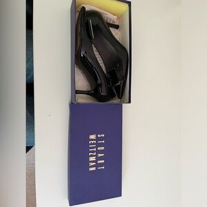 Stuart Weitzman Black Classic Leather Pumps Size 8 (women’s Size 6.5)